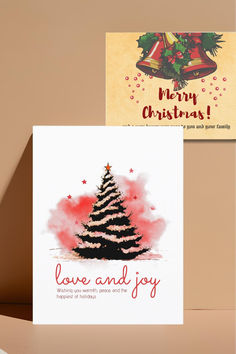 #ChristmasPostcards #HolidayGreetings #WatercolorArt #VintageChristmas #ZazzleFinds #zazzlemade #fetivegreetings Watercolor Christmas Tree, Send Love, Love Wishes, Bell Design, Elegant Watercolor, Unique Gifts For Men, Postcard Collection, Watercolor Christmas