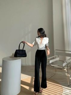 Mode Ulzzang, 가을 패션, Professional Outfits, Business Casual Outfits, Korean Outfits, Business Outfits, Looks Style