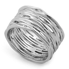 Sterling Silver Thick Woven Basket Ring – Dreamland Jewelry Sterling Silver Rings Simple, Sterling Silver Skull Rings, Silver Skull Ring, Ring Man, Silver Ring Designs, Sterling Silver Wedding Band, Rings Silver, Silver Wedding Bands, Hammered Sterling Silver