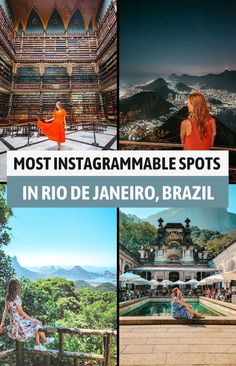 the most instagrammable spots in rio de janero, brazil for travel bloggers