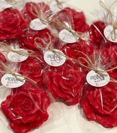 With each order, you receive the most elegant rose soaps, a must-have for all parties!❤️ (Rose Soap Favors -- Rose Gold Bridal Shower Favor Wedding Shower Decoration Rose Gold Baby Shower Decoration Girl Baby Shower Favors Girl) Each soap comes individually packed in its own clear bag, and each bag has a custom tag attached on it. The soaps come in just as pictured, ready to be gifted! So you can see the joy on others' face right away!😊 The soaps are hand-made by us, my twin girls and I, at our small studio in NJ 🌟🎈 Dimensions: Approximately 3.5in x 3.5in each. If you want a different custom tag design than the one shown, please let me know and I will work with you. I can make them in all simple colors. You can contact me prior if you want different colors. By default, you will receive Valentines Bridal Shower Ideas, Red Wedding Favors, Rose Wedding Favors, Gold Baby Shower Decorations, Rose Gold Bridal Shower, Shower Favors Baby, Floral Wedding Favors, Food Buffet, Baby Shower Favors Girl