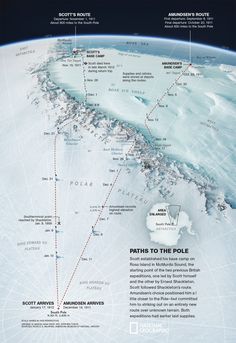 an image of the arctic with lines going through it and some snow on the ground