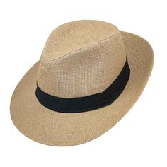 Small Heads Wide Brim Summer Fedora Hat- Jeanne Simmons Hats Adjustable Top Hat For Summer Country Events, Summer Adjustable Top Hat For Country Events, Fitted Solid Boater Hat For Summer, Adjustable Solid Panama Hat For Kentucky Derby, Adjustable Solid Color Panama Hat For Kentucky Derby, Classic Solid Bucket Hat For Beach, Classic Solid Bucket Hat For The Beach, Classic Bucket Hat For The Beach, Classic Bucket Panama Hat For Travel