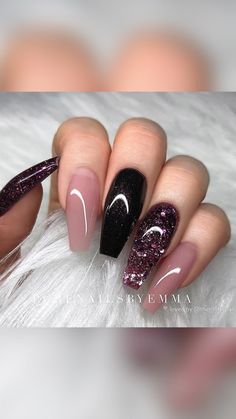 Nexgen Nails, Holiday Nail, Her Nails, Fall Acrylic Nails, Christmas Nails Acrylic, Coffin Nails Long, Diy Nail Art, Pink Nail, Coffin Nails Designs