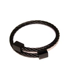 Product Details High quality black stainless steel Roped metal fibers Nickel & lead free Imported Includes a microfiber pouch Click here to find out how to measure your wrist. Black Metal Hypoallergenic Bracelets, Black Hypoallergenic Metal Bracelets, Hypoallergenic Black Metal Bracelets, Hypoallergenic Black Metal Bracelet, Black Stainless Steel Jewelry For Everyday Use, Everyday Black Stainless Steel Jewelry, Adjustable Black Bracelets For Everyday, Trendy Black Bracelets For Everyday Use, Modern Black Bracelet For Everyday Use