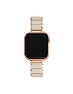 Detailed with rubberized center links, this Apple Watch® replacement band is both stylish and versatile. Apple Watch Bands Fashion, Apple Watch Bands Women, Rose Gold Apple Watch, Best Apple Watch, Gold Apple Watch, Apple Watch 42mm, Apple Watch Accessories, Silicone Bracelets, Women Rising