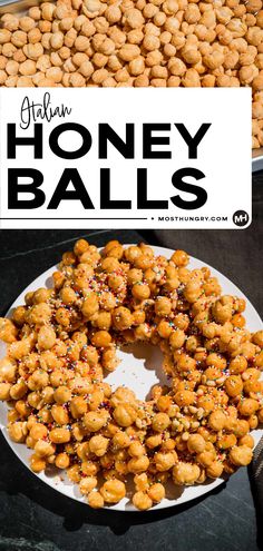 Simple Struffoli with Honey and Orange Zest Struffoli Recipe Italian Giada, Italian Struffoli Recipe, Honey Balls Italian, Struffoli Recipe Italian