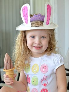 A super fun idea for paper plate Easter bunny ears and frozen TruMoo Chocolate Milk! Strawberry Ice Pops, Paper Plate Easter Bunny, Easter Photo Props, Suburban Mom, Easter Activity, Easter Preschool, Easter Bunny Ears, Spring Preschool, Pokemon Gifts