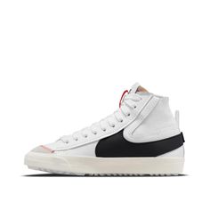 PRICES MAY VARY. Sports shoes Easy to wear and bold The over -oversized Swoosh design and jumbo laces (much easier to break) make any outfit even more gritty. Nike Blazer Mid 77 Jumbo, Nike Blazer 77, Blazer 77, Mens Blazer, Nike Blazer Mid 77, Nike Blazer Mid, Blazer Mid, Nike Mens, Nike Blazer