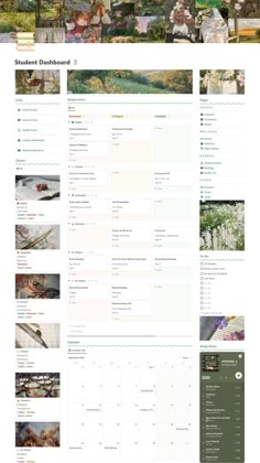 an image of a website page with many different things on it, including pictures and text