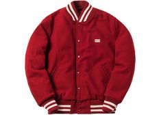 Kith x Coca-Cola x Golden Bear Wool Varsity Jacket Red Varsity Jacket Red, Red Varsity Jacket, Jacket Varsity, Men Winter Jacket, Varsity Hoodie, Golden Bear, Mens Outdoor Jackets, Varsity Jacket Men, Velvet Shirt