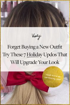 You don't need a new outfit for you holiday parties when you have these updo tutorials. Use this updo inspiration to take your LBD to the next level. Holiday Updos, Party Hair Tutorial, Updo Inspiration, Updo Tutorials, Holiday Updo, Easy Party Hairstyles, Extreme Hair, Easy Hair Updos