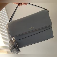 Kate Spade Maria Southport Avenue Frosted Blue Crossbody Bag With Handle New With Tag Blue Crossbody Bag, Leopard Bag, Red Crossbody, Convertible Crossbody Bag, Bags Kate Spade, Small Crossbody Purse, Quilted Crossbody Bag, Kate Spade Handbags, Black Cross Body Bag