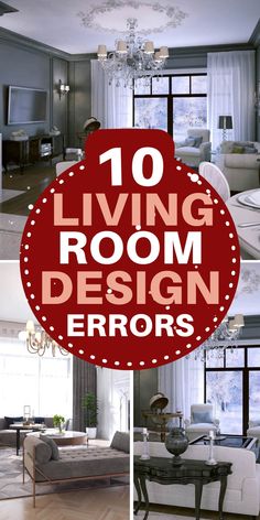 10 living room design errors to avoid