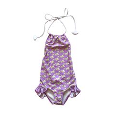 Our Ellie One Piece Suit is a sure thing if you are looking for a fun one piece. Has the best halter fit with sweet ruffles on the hips. Ties around the neck and has rose accents at the bottoms of each string. Perfect everyday bikini. Sizing XS = Newborn - 1 Year S = 1- 2 Years M = 2 - 4 Years L = 4 - 6 Years XL = 6X Years 8 Years 10 Years Sure Thing, Resort Collection, Kids Swimwear, One Piece Suit, Tankini, 1 Year, Ruffles, Rompers, One Piece