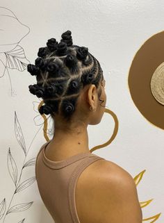 "Stunning Bantu Knots Hairstyle Ideas for 2024: Natural Hair Trends, Protective Styles, and More! #afrohairstyleideas Small Bantu Knots, Braided Bantu Knots, Natural Hair 2023, Bantu Knots Tutorial, Knots Hairstyle, Bantu Knot Styles, Knot Hairstyles, Bantu Knot Hairstyles, Cornrows Natural Hair