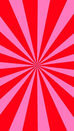 a red and pink sunburst pattern is shown in the middle of this image