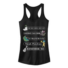 a women's tank top that says anyone can cook