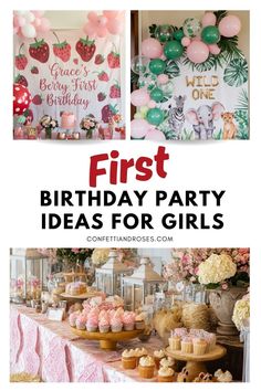 first birthday party ideas for girls