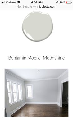 an empty room with white paint and wood floors