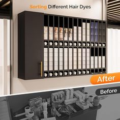 Professional Hair Color Organizer Rack, Salon Hair Color Tube Storage Cabinet with Adjustable Shelves, Wall Mounted Station for Salon Display, White - Walmart.com