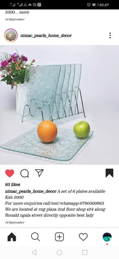 an image of some fruit on a table with the caption's description below it