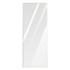 an empty mirror on a white background