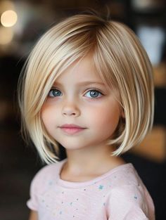 Explore Cute and Stylish Short Hairstyles for Little Girls: Trendy Haircuts for Kids Short Haircuts For Kids, Curly Hair Bob Haircut, Kids Girl Haircuts, Haircuts For Kids, Kids Short Haircuts, Quick Hairstyles For School, Girls Short Haircuts, Short Hair Ideas, Kids Hair Cuts