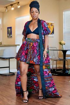 What's not to love about our African Ankara Kimono and skirt set or short set? Kimono set can be paired with sandals or sneakers for a casual event or heels for a date night or birthday event [Available to order as seen]. kindly select your fabric choice and send back to us. For a looser free fit we advise you order two or three sizes up. CARE INSTRUCTION Hand wash in cold water or dry-clean Press with cool iron on the wrong side Do not bleach Thank you for shopping at my1974closet. Classy Ankara Dresses, Ankara Kimono Jacket, Ankara Kimono, Kimono Set, Dresses African, Birthday Event, Ankara Dresses, African Ankara, Ankara Dress