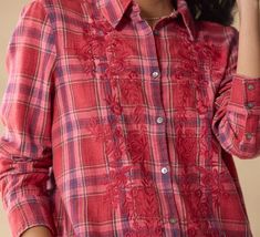 Amadi Plaid Tunic