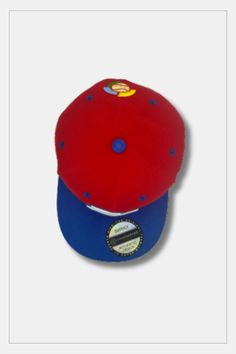 Puerto Rico Caps Exclusive Design PR Red - Blue. Especial 3D Red Snapback Baseball Cap For Baseball Season, Red Sports Flat Cap, Red Flat Cap For Sports, Red Sporty Snapback Hat With Flat Bill, Sporty Red Snapback Fitted Hat, Red Flat Cap For Baseball Season, Red Flat Bill Baseball Cap For Sports Events, Red Snapback Flat Cap For Sports, Red Fitted Cap For Streetwear