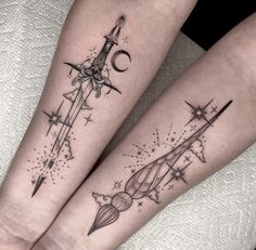 Sheild Tattoos Design, Athame Tattoo, Skyrim Tattoo, Ma Tattoo, Maching Tattoos, Bestie Tattoo