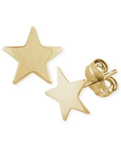 Classic star stud earrings that will last a lifetime. Crafted in 14k yellow gold or white gold and perfect to wear all day. Classic Star-shaped Formal Jewelry, 14k Gold Star Shaped Pierced Jewelry, 14k Gold Star-shaped White Gold Earrings, 14k White Gold Star Earrings, Elegant Yellow Gold Earrings With Star Charm, Formal Star-shaped Fine Jewelry Earrings, Star-shaped Yellow Gold Jewelry, Star-shaped Fine Jewelry Earrings For Anniversary, Fine Jewelry Star-shaped Earrings For Anniversary