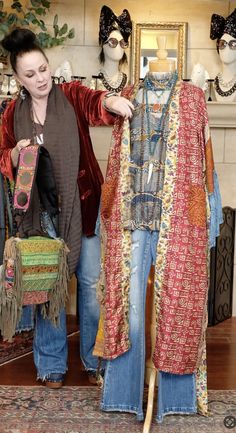 Beautiful Boho Dresses, Magnolia Pearl Style, Boho Style Inspiration, Shabby Chic Clothes, Boho Hippie Chic, Older Fashion, Hippie Outfits