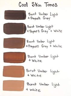 the different shades of paint that are used to create an eyeliner for your eyeshade