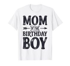 PRICES MAY VARY. Mom of the Birthday Boy Funny Family Matching Design This distressed vintage graphic design is perfect for women on their son's birthday party celebration. Get this awesome birthday matching design for mom, mommy, mama, grandma, nana, mimi, gigi, or grandmom, and for the rest of the family members of the b-day celebrant. Lightweight, Classic fit, Double-needle sleeve and bottom hem Birthday Party Celebration, Funny Family, Vintage Graphic Design, Family Humor, Funny Mother, Party Celebration, B Day, Sons Birthday, Birthday Boy