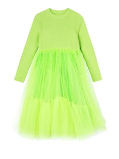 •LOOK: Adorable Girl's crew-neck ribbed long sleeve sweater that leads into a full princess-style tulle skirt.•FABRIC: The cotton blend creates a nice ribbed, sweater-feel that's comfy to wear. The skirt is light and airy.•FIT: Fitted sweater, True-to-size JNBY Tulle Dress.•STYLE/OCCASION: This sweater dress with a tulle skirt is perfect for any semi-formal to formal event!•GARMENT CARE: Wash Separately•FABRIC CONTENT: (Upper Body): 76% Cotton, 20.7% Polyamide, 3.3% Spandex. (Dress): 100% Polyam Spring Long Sleeve Tutu Dress With Tulle Skirt, Long Sleeve Tulle Tutu Dress For Party, Long Sleeve Tutu Dress With Tulle Skirt, Spring Party Tutu Dress With Long Sleeves, Spring Long Sleeve Tulle Dress, Spring Party Long Sleeve Tutu Dress, Long Sleeve Tulle Tutu Dress, Long Sleeve Tutu Dress For Party, Spring Long Sleeve Tulle Tutu Dress