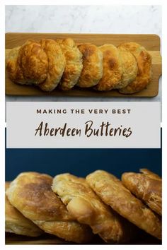 the different types of breads and pastries are shown in this postcard design