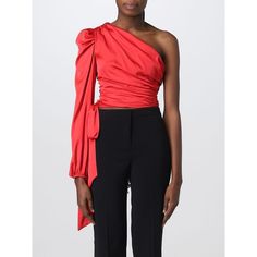 Spring/Summer 2023 Pinko Top Woman Red Size Type: It Sku: Gig-100227a0j1 ~ R58 Welcome To The Official Luosophy Poshmark Closet! Luosophy Is A Luxury Brand Reselling Company Founded In San Diego, Ca From 2016. All Our Products Are Imported From Italy And Sold In The Usa. We Do Our Best To Provide High Fashion, Luxury Items At Affordable Prices. We Guarantee All Our Products Are 100% Authentic. Shop With Us And You Will Forget About Shopping At Department Or Brand Name Stores. Our Prices Will Eas Spring Summer 2023, Tie Front Blouse, Knit Turtleneck Sweater, Italian Fashion Designers, Summer 2023, Fashion Luxury, Italian Fashion, Blazers For Women, Woman Colour