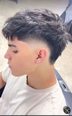 Mullet Hair Designs Men, Mullet Haircut Short Hair, Mullet With Short Hair, Tape Fade Haircut, Boys Haircut 2024, Short Hair Mullet Men, Mullet Fade Haircut, Very Short Mullet, Short Mullet Haircut