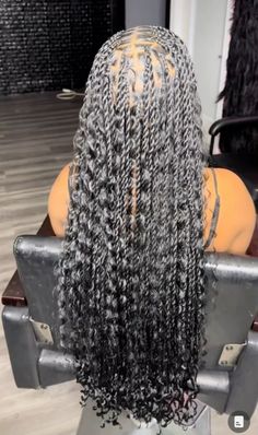 Island Twist With Curls, Cute Box Braids, Boho Twists, Goddess Braids Hairstyles, Braids With Curls, Cute Box Braids Hairstyles, Protective Hairstyles Braids