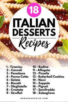 Italian Desserts Recipes, Italian Desert, Italian Desserts Traditional, Cannoli Recipe, Italian Cookie Recipes, Italian Bakery, Italian Recipes Dessert, Italian Pastries, Italian Cake