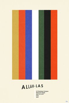 an image of a poster with the words allah - las on it