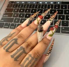 Oldies Nails, Cult Leader, Punk Nails, Culture Magazine, Dope Nail Designs, Exotic Nails, Long Acrylic Nails Coffin