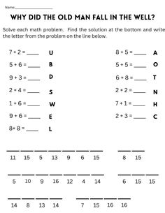 the worksheet for addition and subtraction to help students learn how to use numbers