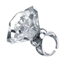 an image of a clear crystal object on a white background in the shape of a ring