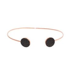 Rose Gold Circle Pave Black CZ Bangle Cuff от JewelsbyLuci на Etsy, $84.00 www.russiaglamour.com Rose Gold Circle, Gold Circle, Bangles, Art Design