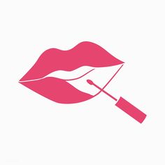 Liptint Logo Template Free, Liptint Logo Template, Lips Logo Branding, Liptint Logo Design Ideas, Lipstick Logo Design, Beauty Store Logo, Icon Makeup, Makeup Png, Greenscreen Ideas