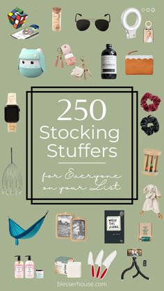 the cover of 250 stocking stuff for everyone on your list