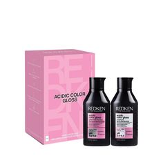 The Acidic Color Gloss hair care range extends and maintains professional permanent color, glosses and toners. With acidic pH formulas to help seal the cuticle and deliver intense, molecular-level shine, this salon professional hair care system is best for color-treated hair lacking shine and vibrancy. Holiday Set includes:  Redken Acidic Color Gloss Shampoo 300ml Redken Acidic Color Gloss Conditioner 300ml Gloss Hair, Men's Short Hair, Scalp Shampoo, Hair Care Products Professional, Scalp Scrub, Color Wow, Salon Services, Holiday Set, Scalp Care